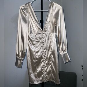 Salty S Silk White Dress